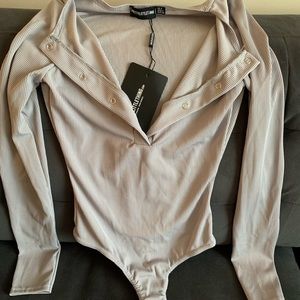 Pretty Little Thing Ribbed Bodysuit